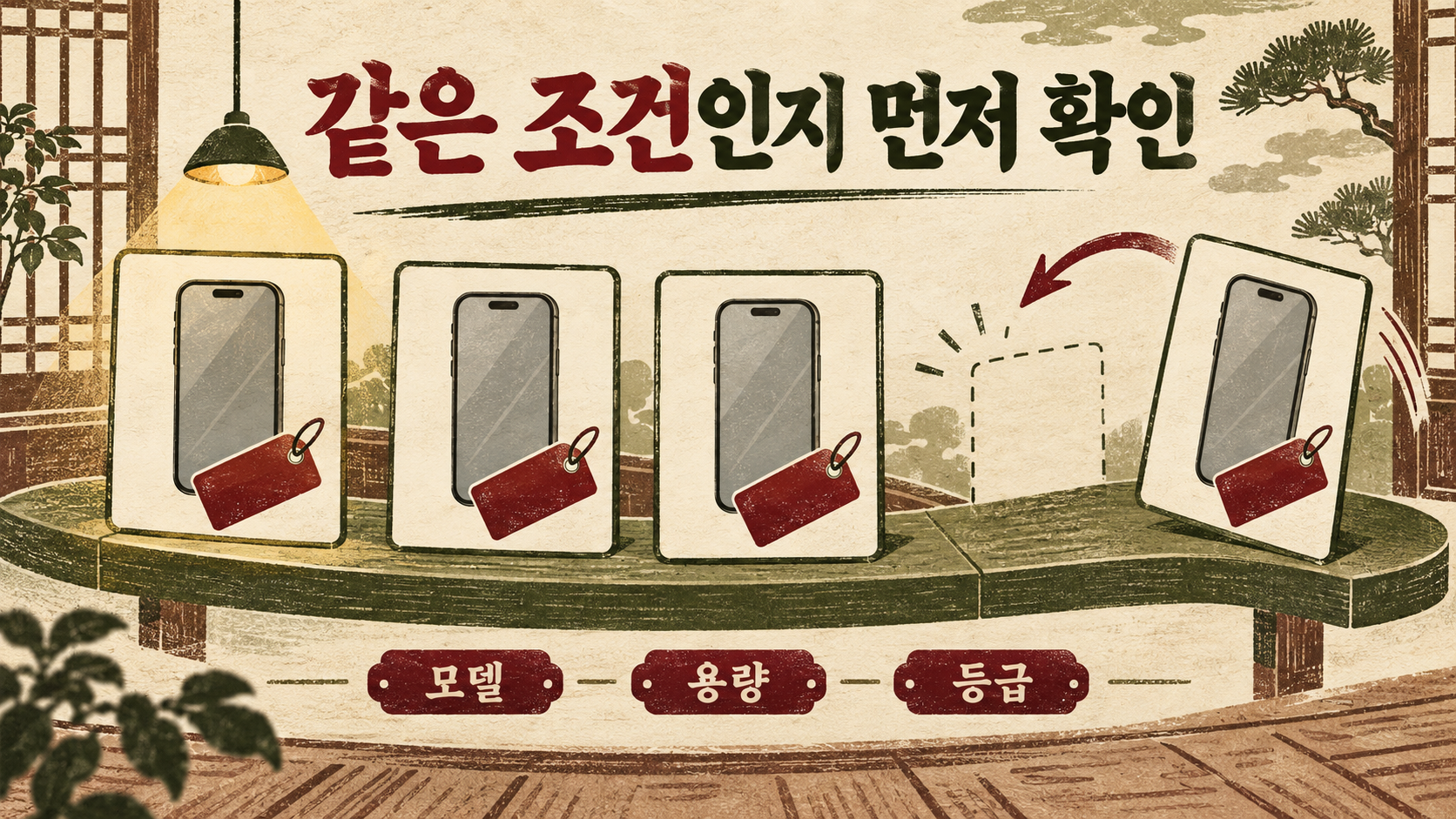 최저가 노출 방식을 이해하기 위한 개념 예시예요. 현재 상품의 조건과 가격은 실제 안내를 확인해 주세요. — AI 생성 예시