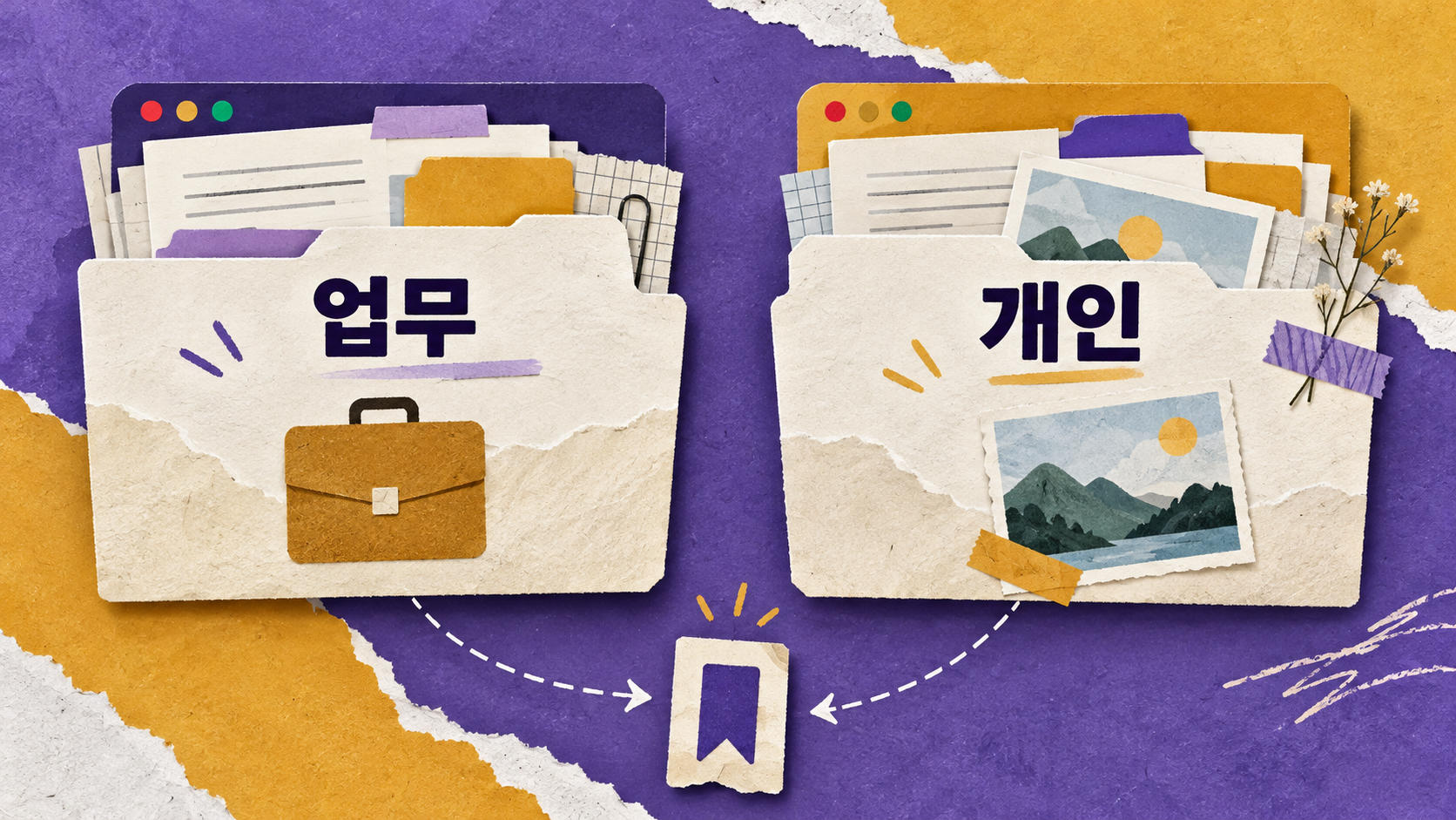 브라우징 주제를 나누는 개념 예시예요. 항목별 공유 범위는 공식 안내를 확인하세요. — AI 생성 예시